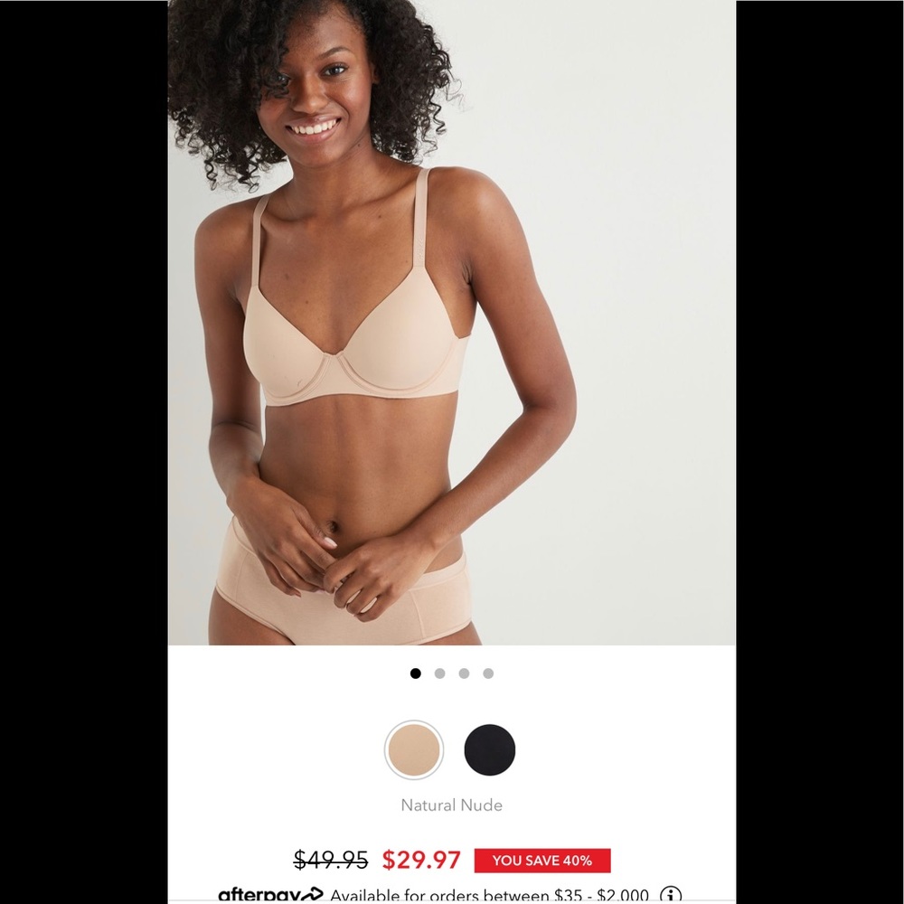 Real free lightly lined bra